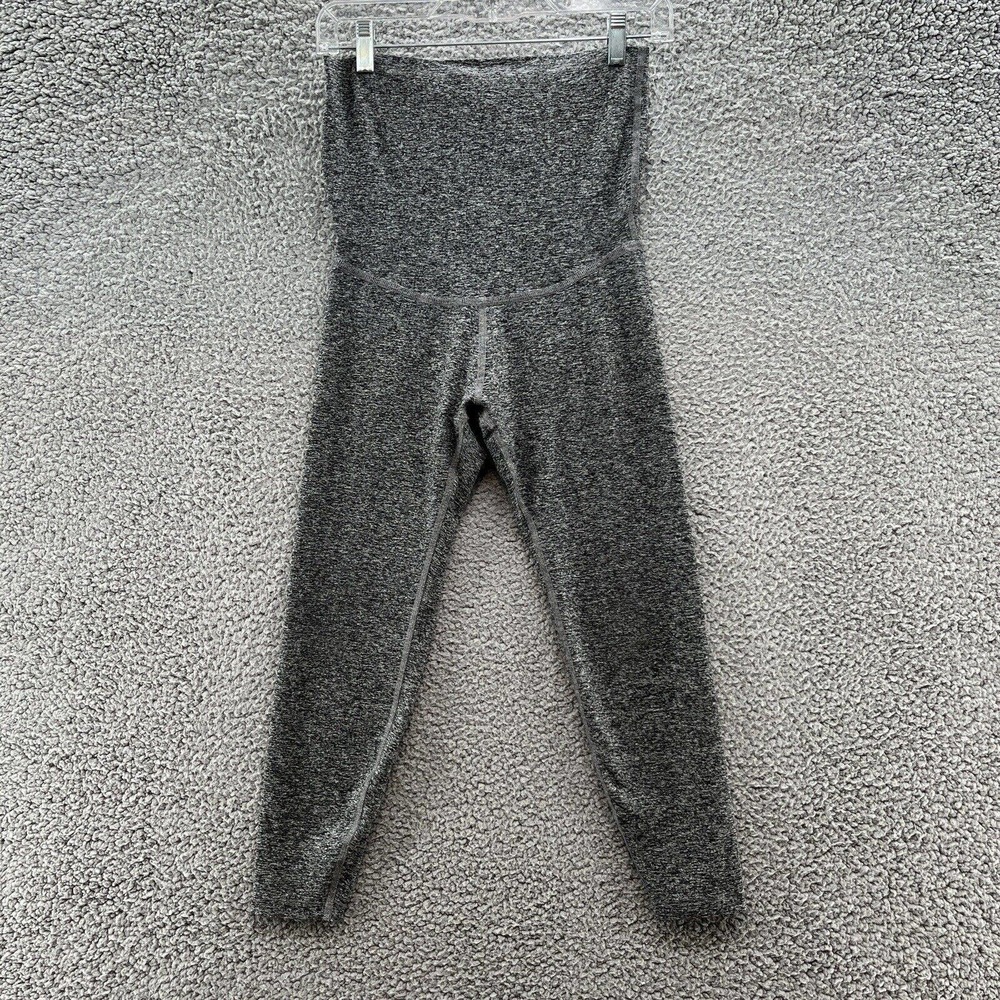 Beyond the Bump Yoga Leggings Gray Capri Comfort Stretch Maternity